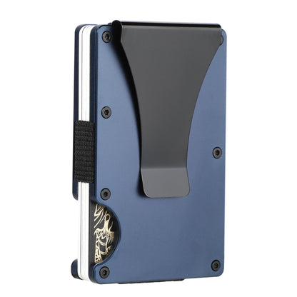 Mens RFID Blocking Slim Money Clip Wallet ID Credit Card Holder Thin Minimalist A&S Collection