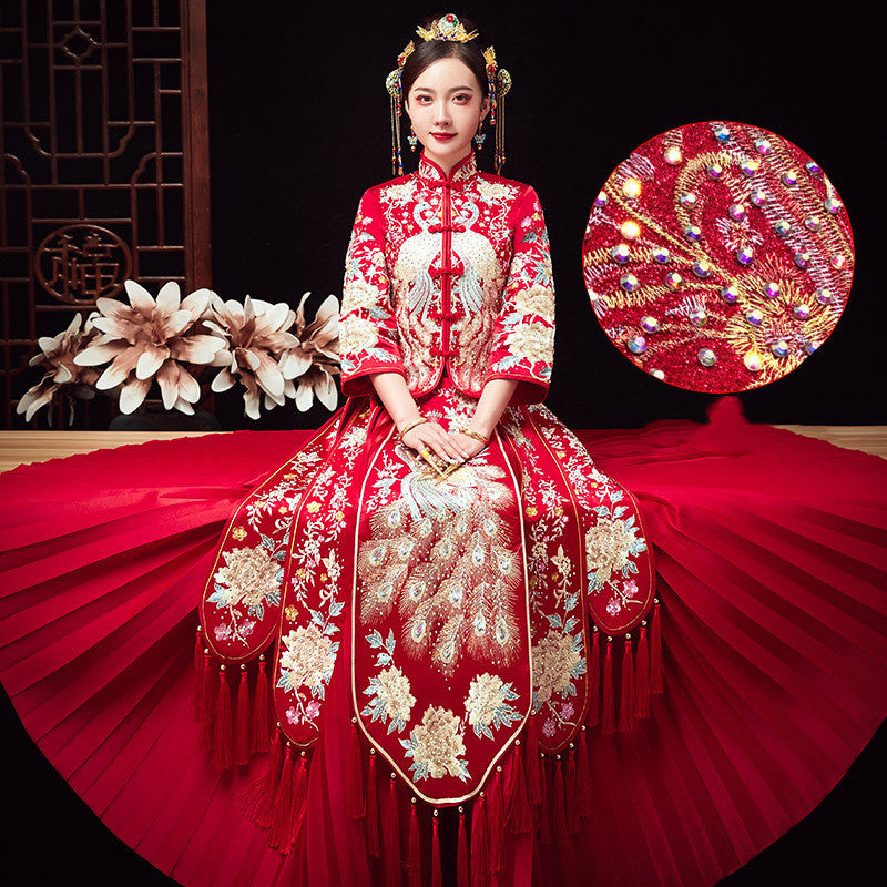 Men's And Women's Suits Embroidered Kimono Chinese Wedding Couples A&S Collection