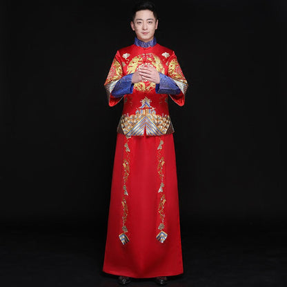 Men's And Women's Suits Embroidered Kimono Chinese Wedding Couples A&S Collection