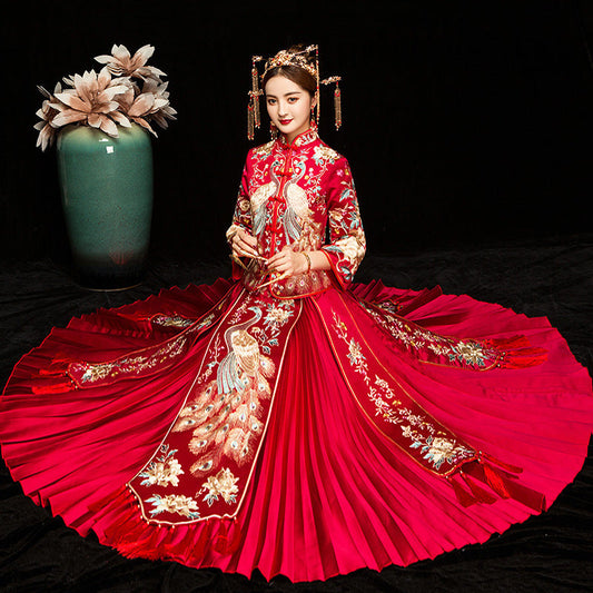 Men's And Women's Suits Embroidered Kimono Chinese Wedding Couples A&S Collection