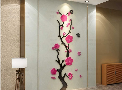 Plum Blossom Porch Decoration: Elegant Wall Stickers to Beautify Your Space A&S Collection