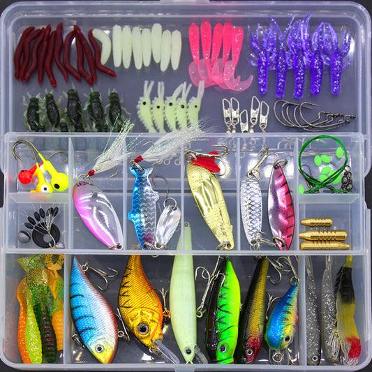 Fishing Gear Sequined Soft Bait Set A&S Collection