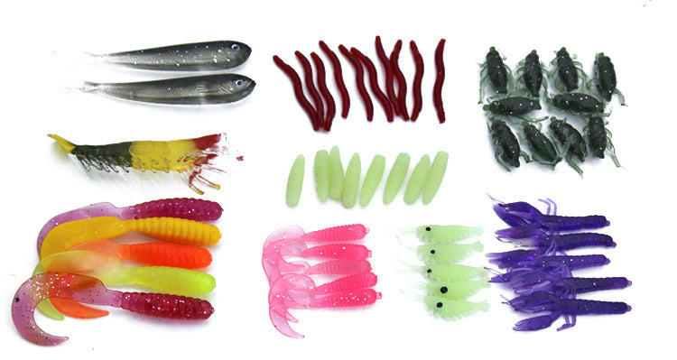 Fishing Gear Sequined Soft Bait Set A&S Collection
