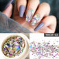 -Art-Decoration Crystal Glitter Glass Rhinestone Diamond Mixed-Design Flat-Bottom CJ