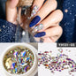 -Art-Decoration Crystal Glitter Glass Rhinestone Diamond Mixed-Design Flat-Bottom CJ