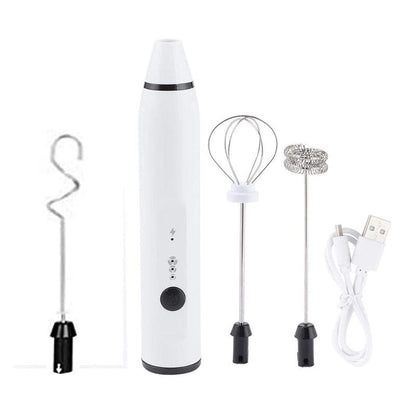 Rechargeable Electric Milk Frother Automatic Kitchen Juice Food Mixer Cream Egg Beater Blender A&S Collection