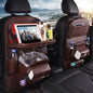 PU Leather Car Storage Bag Multifunction Seat Back Tray Hanging Bag Waterproof Car Organizer Automotive Interior Accessories A&S Collection