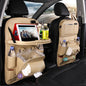 PU Leather Car Storage Bag Multifunction Seat Back Tray Hanging Bag Waterproof Car Organizer Automotive Interior Accessories A&S Collection