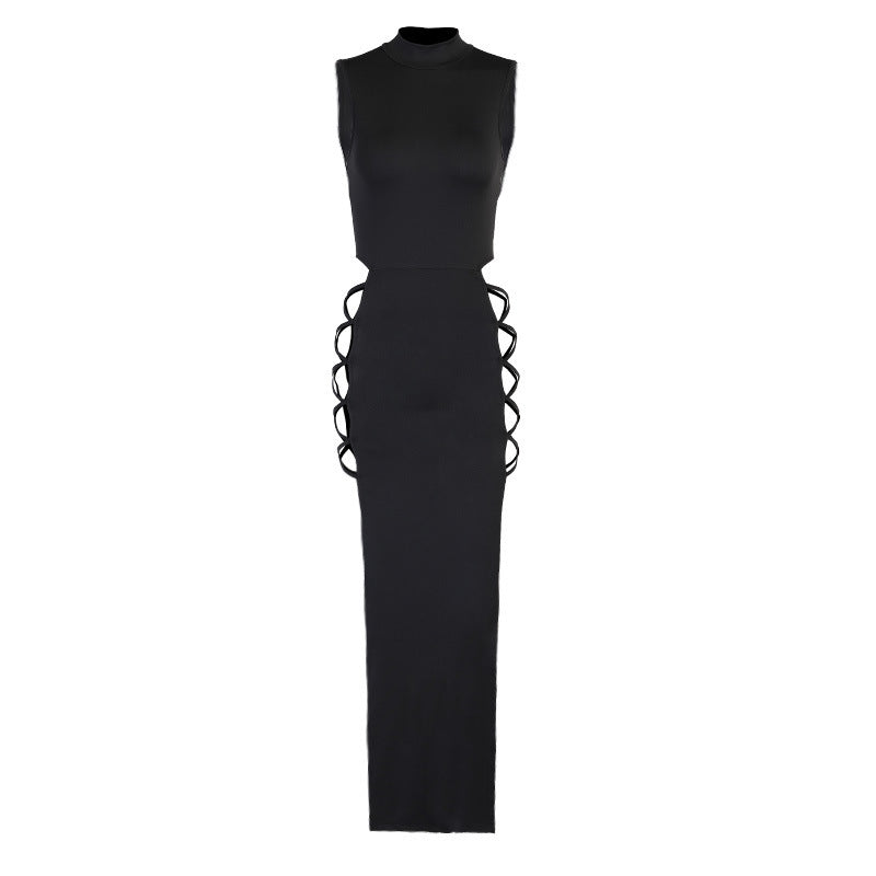 Sexy Women's High Slit Lace Skirt CJ
