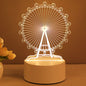 3D Lamp Acrylic USB LED Night Lights Neon Sign Lamp Xmas Home Decorations For Room Decor Valentines Day Gifts A&S Collection