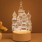 3D Lamp Acrylic USB LED Night Lights Neon Sign Lamp Xmas Home Decorations For Room Decor Valentines Day Gifts A&S Collection