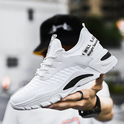 Various Styles of Men's Flying Woven Breathable Student Leisure Mesh Walking and Running Shoes A&S Collection