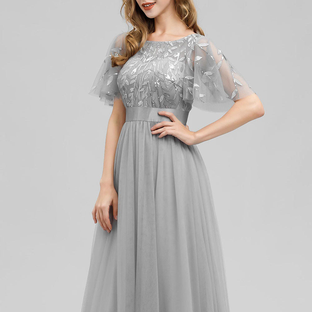 Elegant Women's Long Evening Dress: Perfect for Show Performances, Formal Events, and Captivating Moments A&S Collection