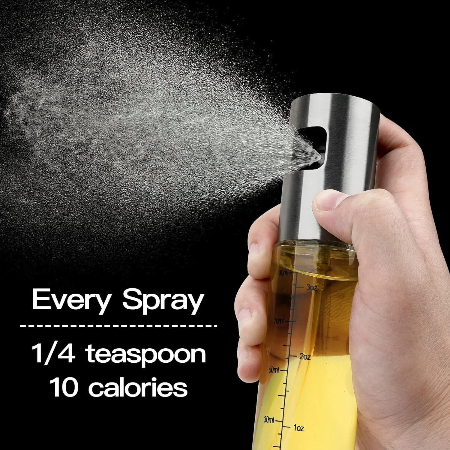 Olive Oil Sprayer: Perfect for Cooking, BBQ, Air Fryer, and More - Fine Mist Bottle for Effortless Kitchen Convenience A&S Collection