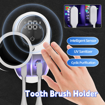 Tooth Brush Holder Sanitizer Uv Toothbrush Sanitizer Toothpaste Accessories Portable Toothbrush Sterilizer Portable Disinfectant A&S Collection