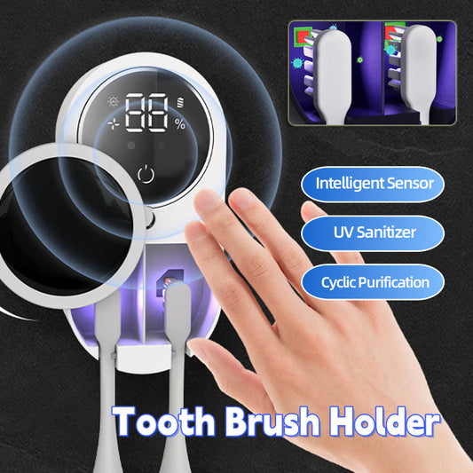 Tooth Brush Holder Sanitizer Uv Toothbrush Sanitizer Toothpaste Accessories Portable Toothbrush Sterilizer Portable Disinfectant A&S Collection