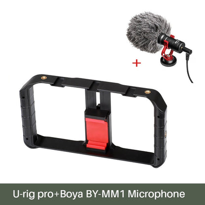 Ulanzi Handheld Smartphone Video Rig Stabilizer | Compatible with Apple & Samsung for Live Streaming, YouTube Filmmaking & Vlogging CJ