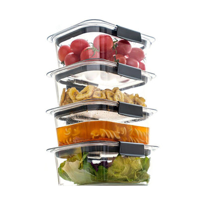 Transparent Sealed Microwave Oven Fresh-Keeping Box - Durable, Space-Saving Design for Food Storage CJ