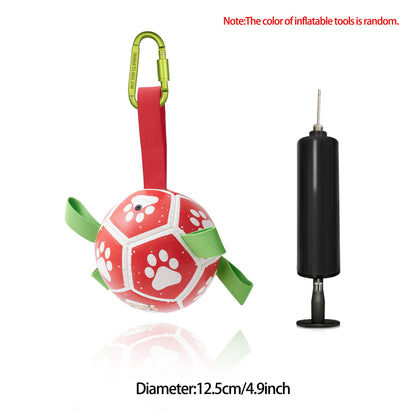 Interactive Dog Football Toy Soccer Ball Inflated Training Toy For Dogs Outdoor Border Collie Balls For Large Dogs Pet Supplies A&S Collection