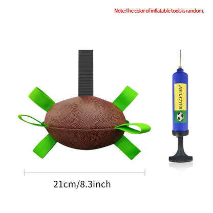Interactive Dog Football Toy Soccer Ball Inflated Training Toy For Dogs Outdoor Border Collie Balls For Large Dogs Pet Supplies A&S Collection