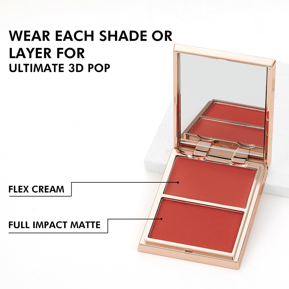 PHOFAY Double-Take Cream & Powder Blush Duo A&S Collection
