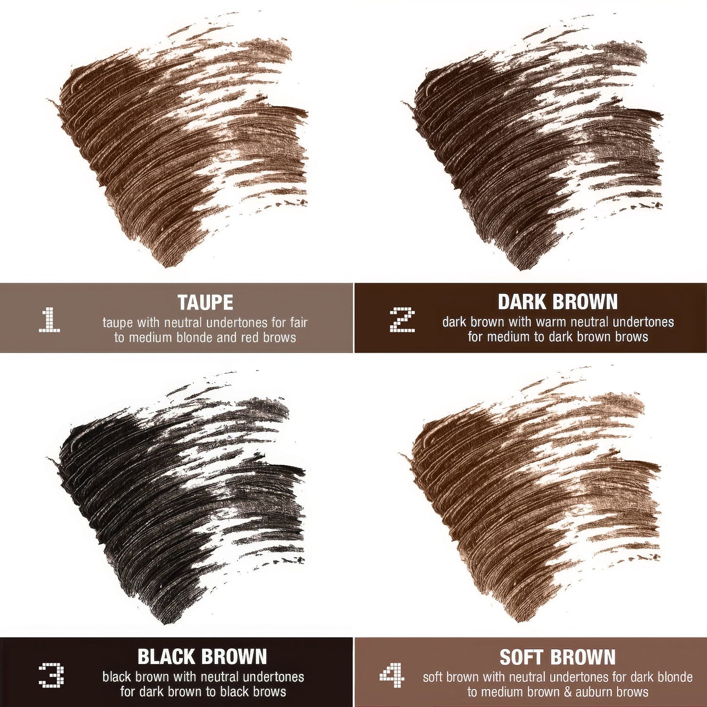 PHOFAY Tinted Eyebrow Gel A&S Collection