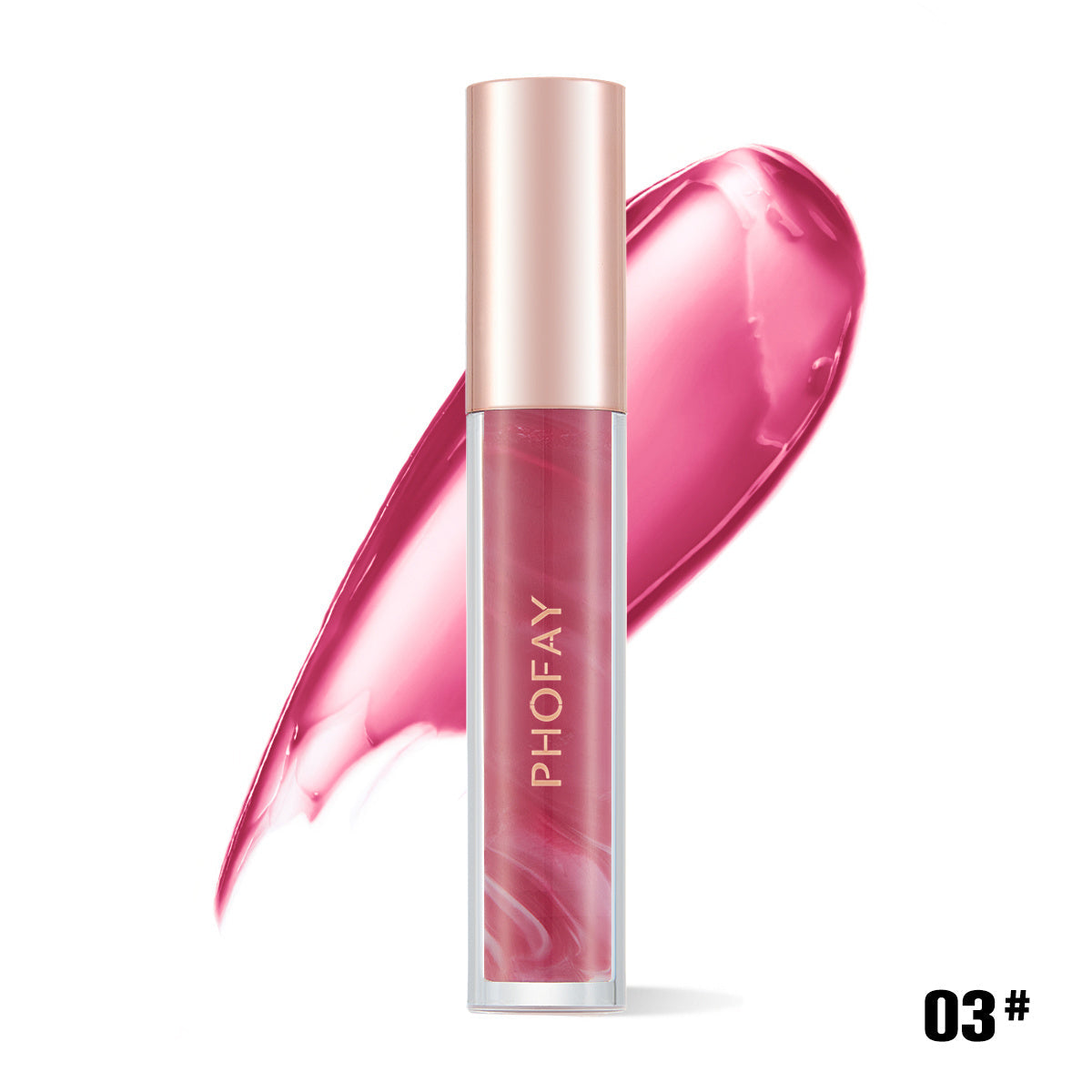 PHOFAY Rose Blooming Hydrating Lip Gloss A&S Collection