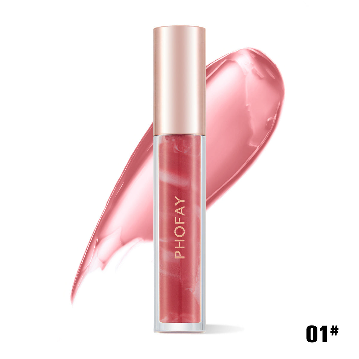 PHOFAY Rose Blooming Hydrating Lip Gloss A&S Collection