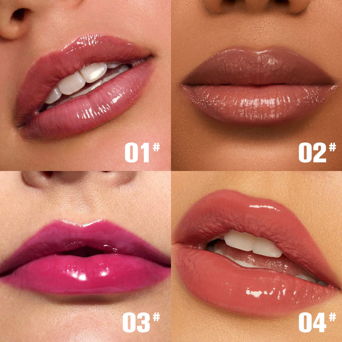 PHOFAY Rose Blooming Hydrating Lip Gloss A&S Collection