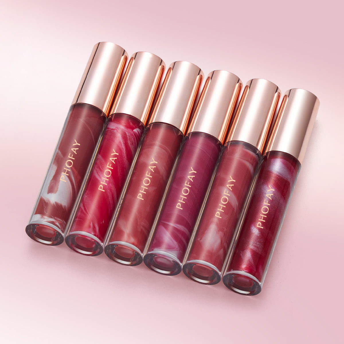 PHOFAY Rose Blooming Hydrating Lip Gloss A&S Collection
