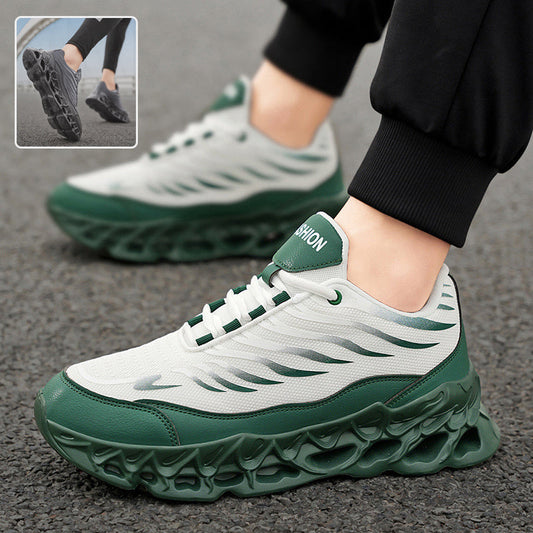 Men's Lace-up Sneakers Thick-soled Daddy Vulcanized Shoes Outdoor Running Sports Casual Shoes A&S Collection