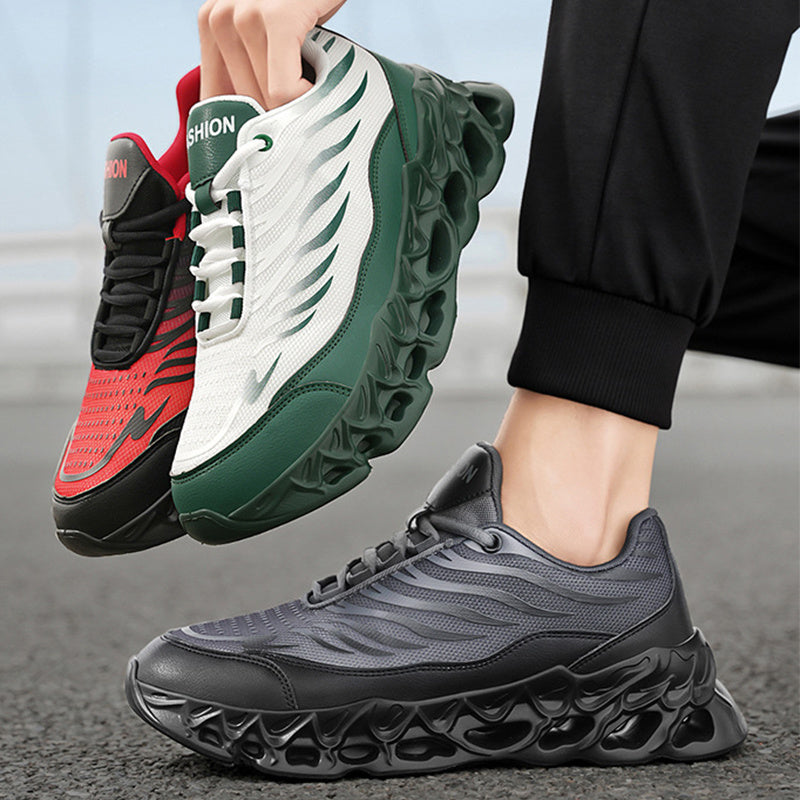 Men's Lace-up Sneakers Thick-soled Daddy Vulcanized Shoes Outdoor Running Sports Casual Shoes A&S Collection