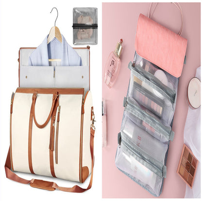 Large Capacity Travel Duffle Bag Women's Handbag Folding Suit Bag Waterproof Clothes Totes A&S Collection