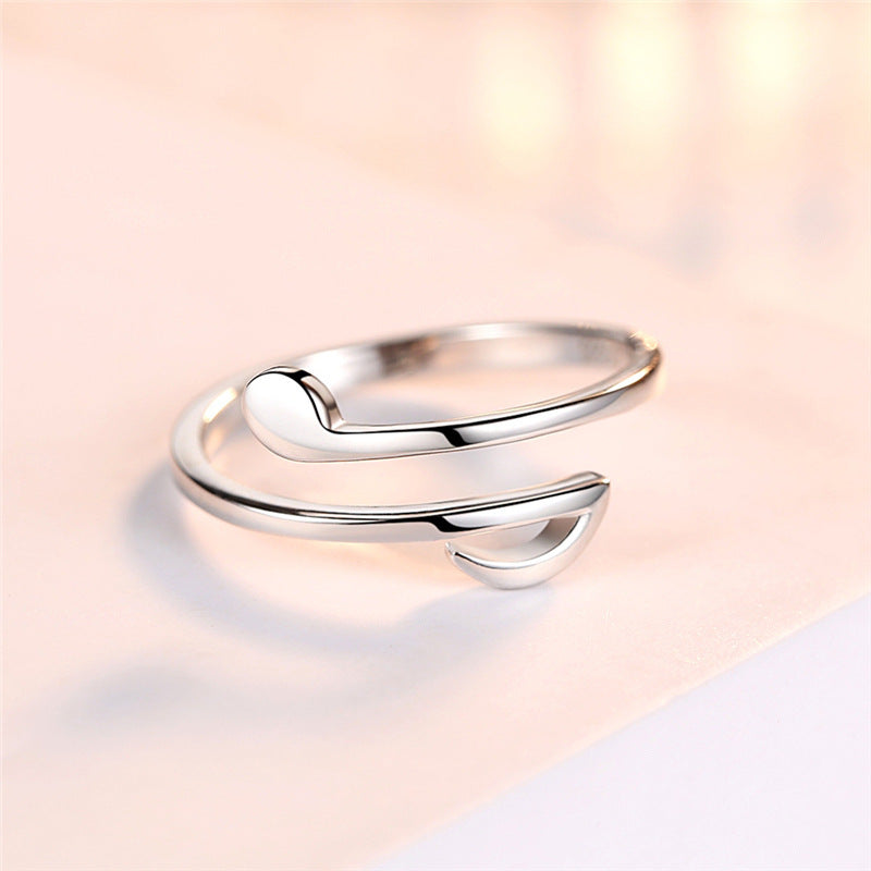Luxury Jewelry Adjustable Music Rings A&S Collection