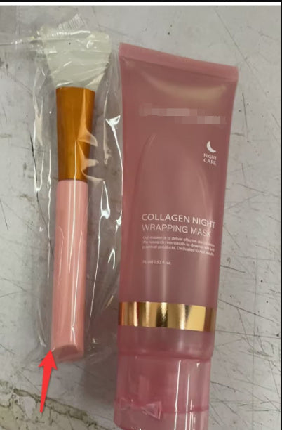 Collagen Wrapping Night Mask: Natural Ingredients for Firming, Elasticity, and Deep Hydration – Anti-Wrinkle Solution for Radiant Skin Care CJ