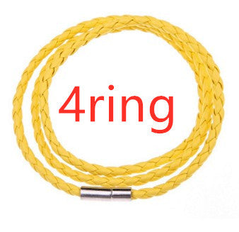 Personalized Mens Braided Genuine Leather Bracelet Stainless Steel Custom Beads Name Charm Bracelet For Men With Family Names A&S Collection