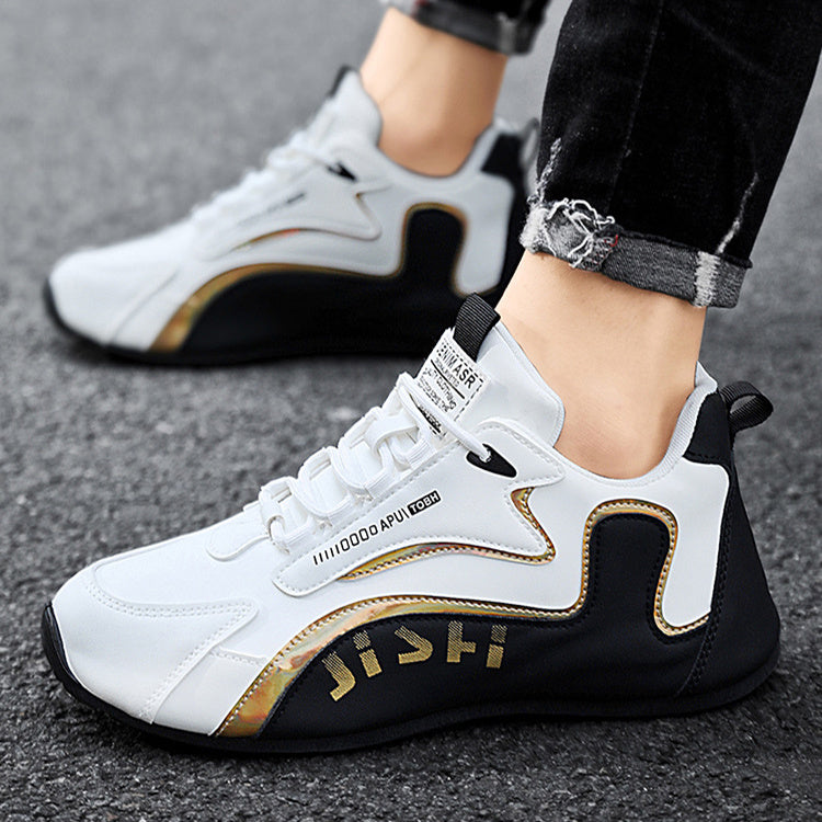 Fashion Colorblock Lace-up Sneakers For Men Breathable Low-top Dad Shoes Running Walking Sports Shoes A&S Collection