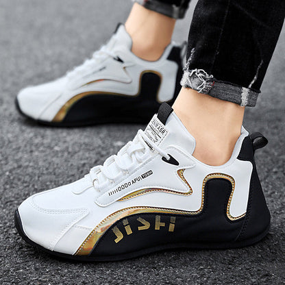 Fashion Colorblock Lace-up Sneakers For Men Breathable Low-top Dad Shoes Running Walking Sports Shoes A&S Collection