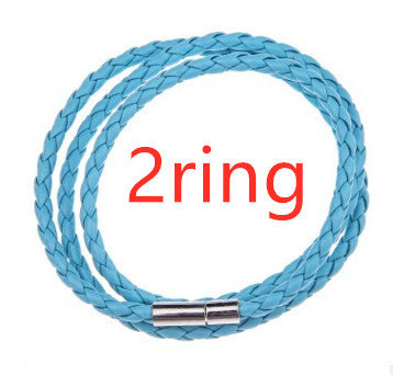 Personalized Mens Braided Genuine Leather Bracelet Stainless Steel Custom Beads Name Charm Bracelet For Men With Family Names A&S Collection