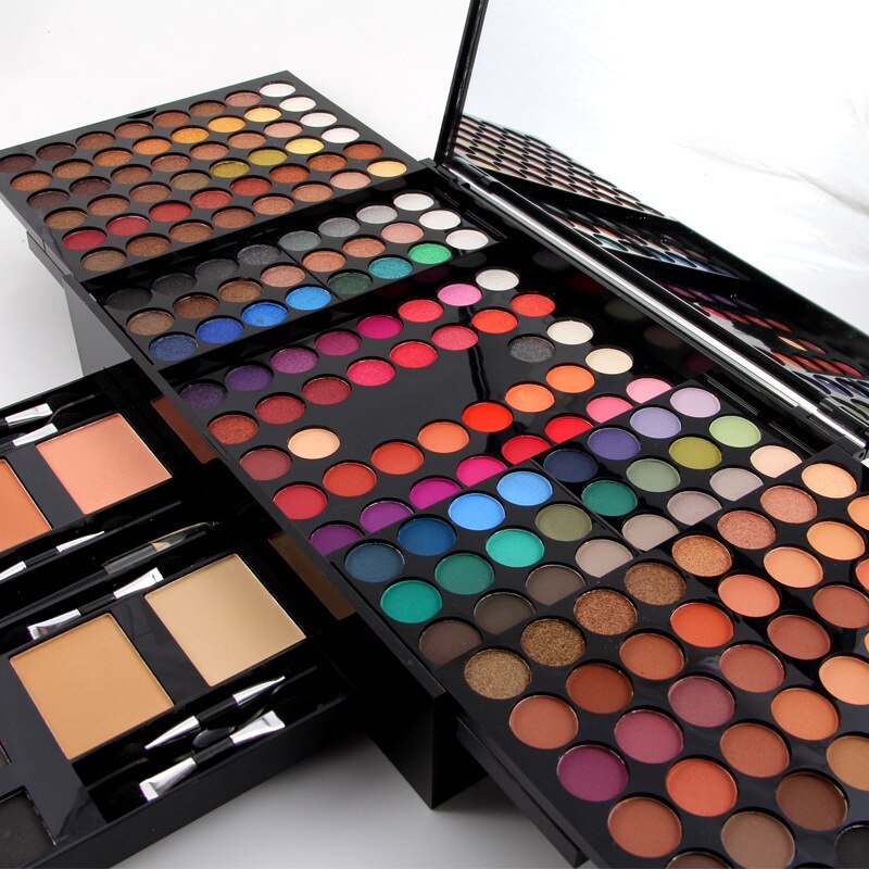 180 Colors Eyes Shadow Blush Set Personalized Piano-shaped Makeup Palette Box A&S Collection