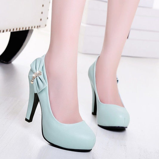 Elegant Bow High Heels: Add a Feminine Touch to Your Style CJ