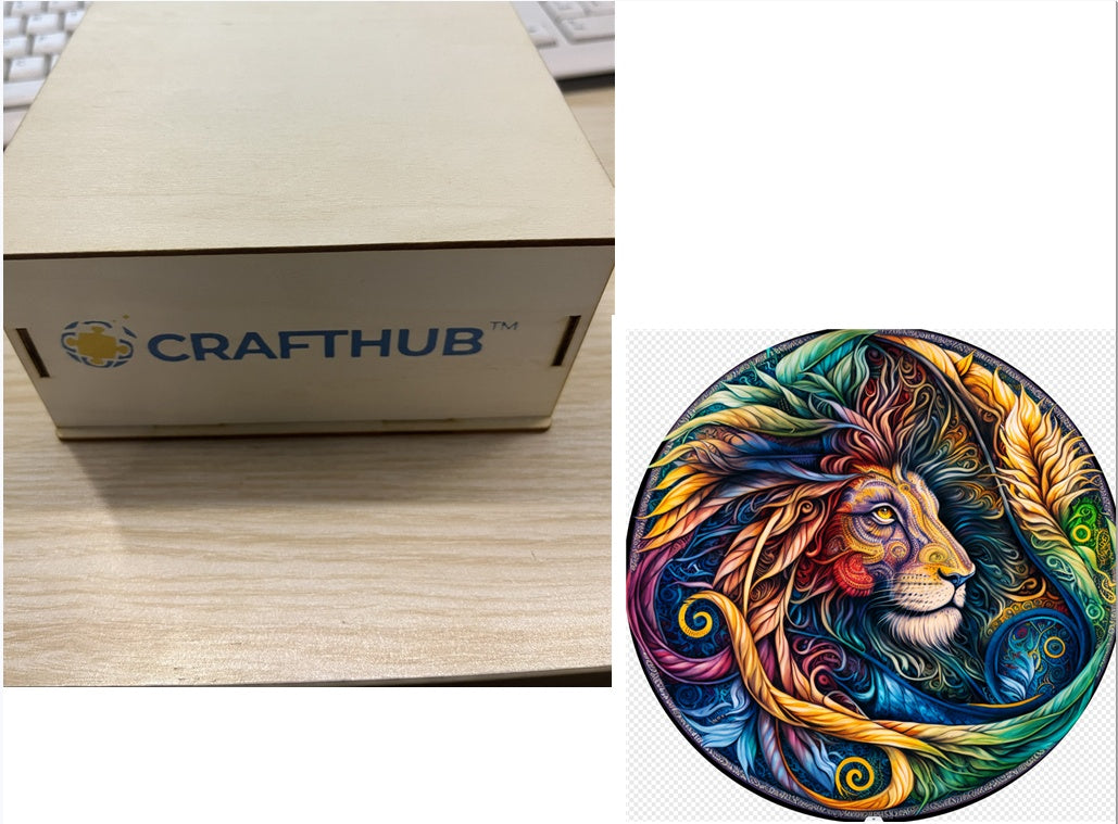 Animal Puzzle Craft Hub: A3 Size Creativity Kit for All Ages A&S Collection