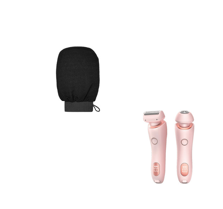2 In 1 Hair Removal Epilator USB Rechargeable Trimmer Women Body Razor Face Leg Armpit Bikini Hand Pubic Shaver Hair Remover A&S Collection