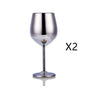 Stainless steel wine glass A&S Collection