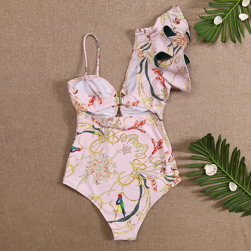 One-piece one shoulder swimsuit A&S Collection