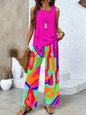 "Sleeveless Vest Pant Suit CJ