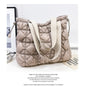 Elegant cloud tote: spacious, single shoulder, and soft down design A&S Collection