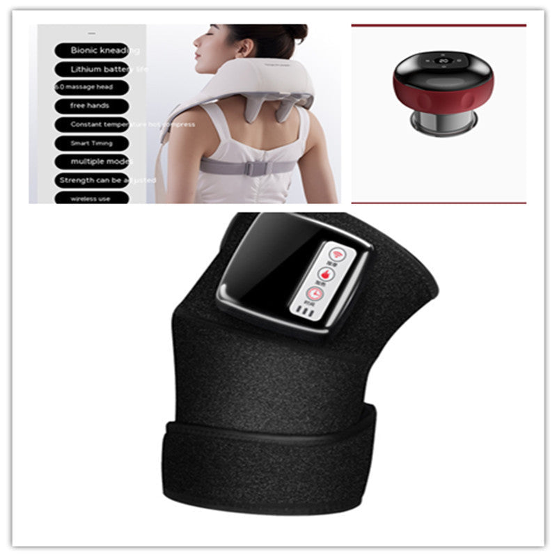 Electric Infrared Heating Knee Massager Wrap Elbow Joint Support Vibration Therapy Physiotherapy Machine Pain Relief Massageador A&S Collection