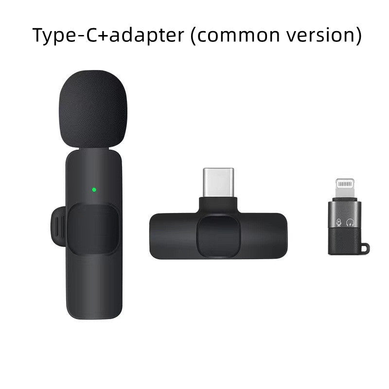 Dual Wireless Lavalier Microphone - Perfect for Outdoor Use with Crystal-Clear Audio CJ