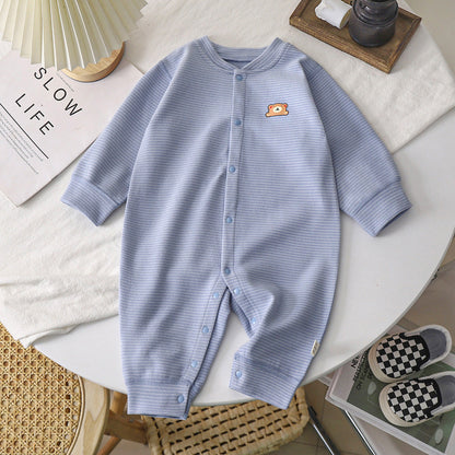 Baby Dralon Jumpsuit Baby Striped Romper A&S Collection